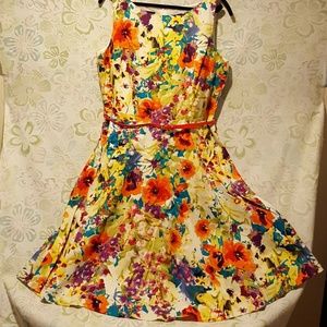 Floral spring dress